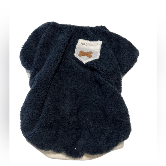 Koolaburra by Ugg Dakota blue fleece dog sweater - Picture 2 of 8